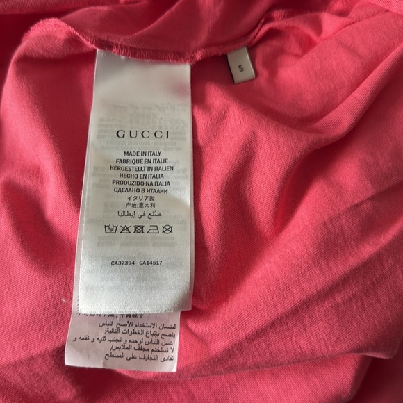 Gucci T Shirt with Embroidered Logo - Picture 6 of 7